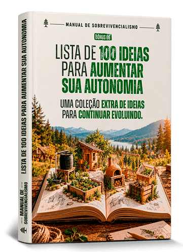 Mockup do bônus 03: LISTA DE 100 IDEIAS PARA AUMENTAR SUA AUTONOMIA
